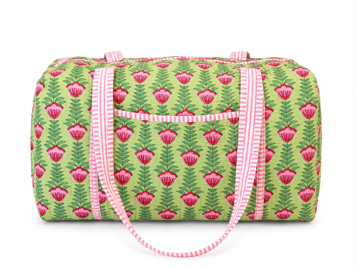 DUFFLE BAGIE LOTO ROSA ROJO