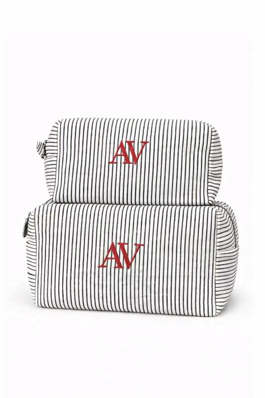 BAGIE STRIPE SET BLACK