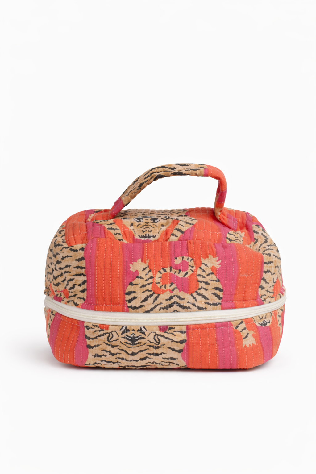 COSMETIC BAG INDIAN ORANGE